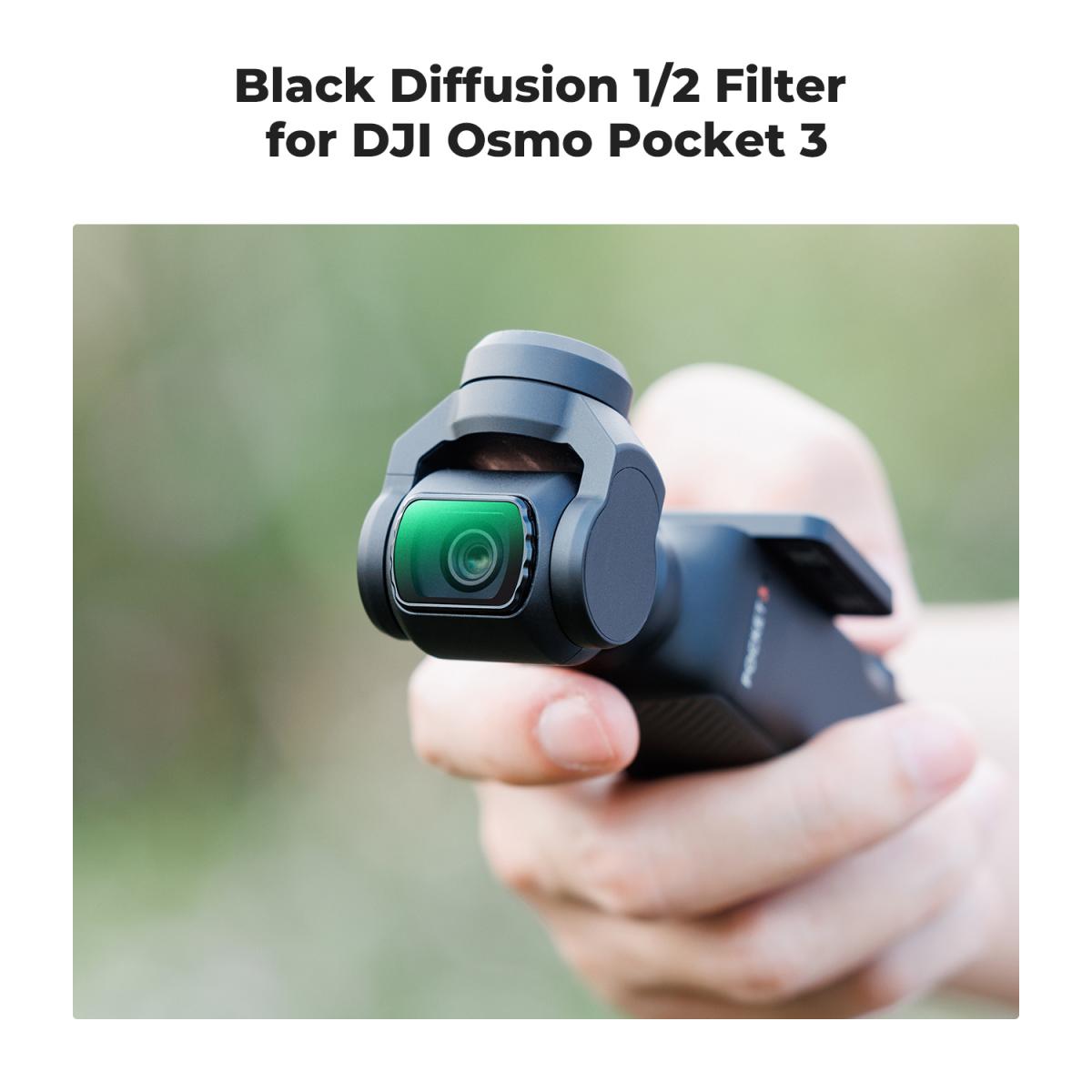 Filtr K&F Concept Magnetic Black Mist 1/2 do DJI Osmo Pocket 3, filtry z efektami kinowymi Black Diffusion Creative Mist