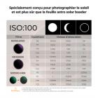 Filtre solaire 72 mm 20 arrêts, filtre solaire à densité neutre solide ND1000000 pour Eclipse avec 18 revêtements multicouches pour appareil photo reflex numérique Nano-Klear