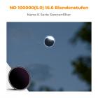 Der K&F Concept ND100000 Solarfilter ist ein Neutraldichtefilter mit 16.6-stufiger Lichtreduzierung
