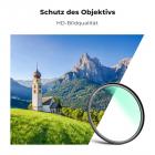 Magnetfilter MCUV verhindert die schädliche Wirkung von UV-Strahlen, ohne die Fotoqualität zu beeinträchtigen.
