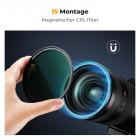 Magnetischer CPL Filter hilft dabei, den Filter in einer Sekunde zu installieren