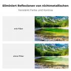 Magnetische CPL Filter eliminieren unerwünschte Reflexionen von nichtmetallischen Oberflächen