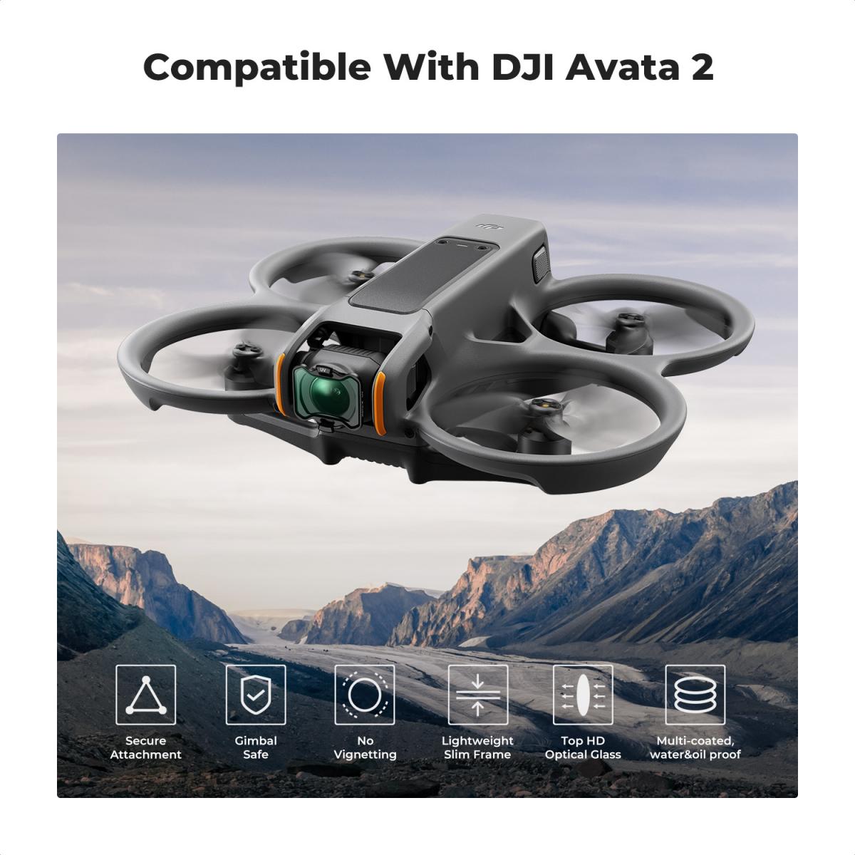 DJI Avata 2 MCUV Filter UV Protection Filter with 28 Multi-Coated  DJI Drone UV Filter