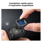 Objectif anamorphique K&F Concept 1,2X compatible avec DJI Osmo Pocket 3, objectif cinéma grand écran à effet de traînée bleue, fixation magnétique/multicouche/verre optique