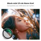Filtre Black Mist 1/4 pour objectif Fuji X100, verre optique HD multicouche résistant aux rayures, compatible avec les séries Fuji X100, X100F, X100S, X100T, X100V, X100VI Nano-Xcel
