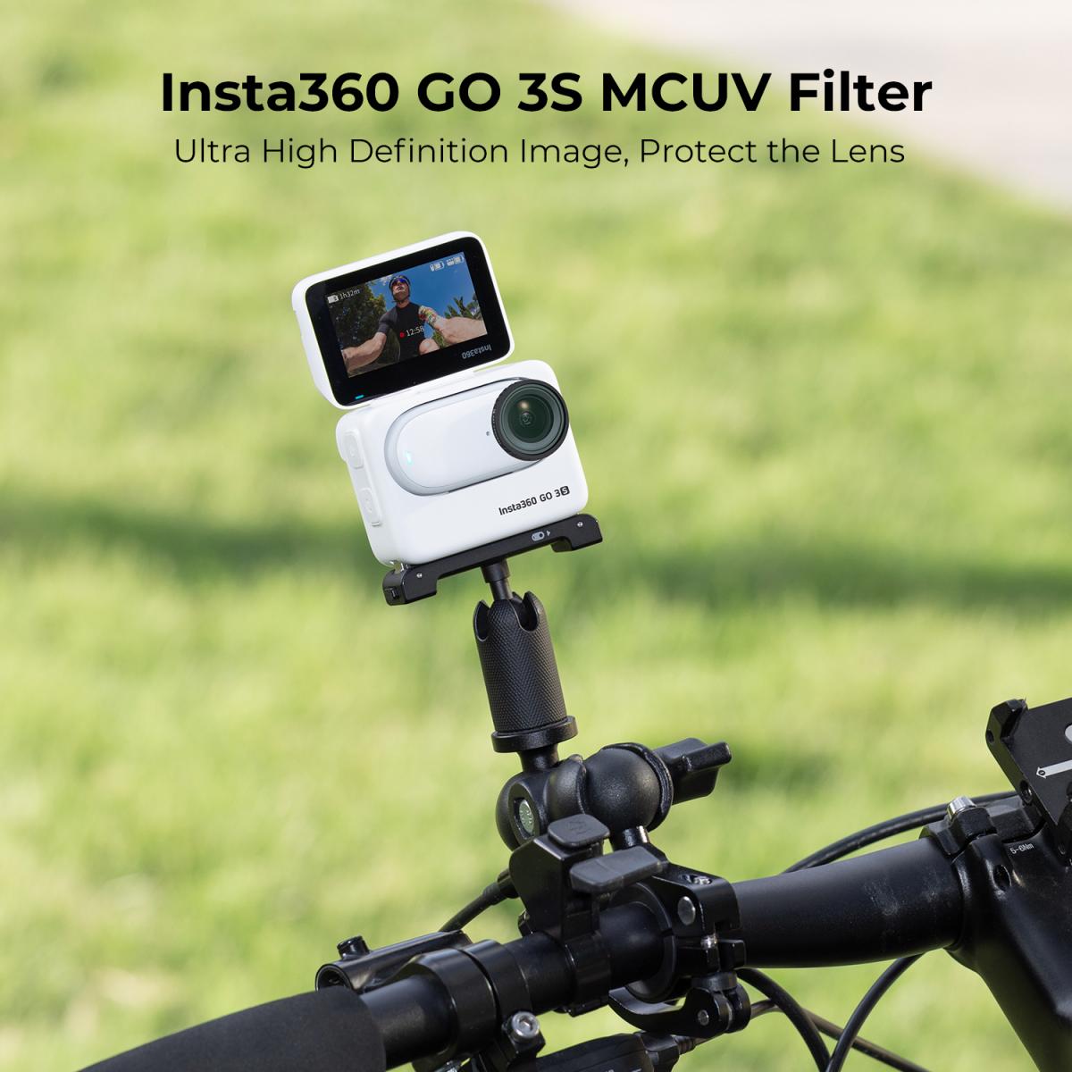 MCUV-skyddsfilter 28 flerskiktat UV-filter kompatibelt med Insta360 GO 3S actionkamera
