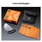 K&F Concept 100mm Filtro Effetto Diottrico Manuale (Diottrie +2), Handheld Diopter Filtro Effetti Speciali a Prism in Vetro Ottico con 3pcs Panno di Pulizia,Serie Nano-Bacis