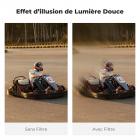 Filtre de flou de mouvement portable 100 mm, prisme en verre optique, effet spécial, filtre d'objectif d'appareil photo, série Nano-Basic