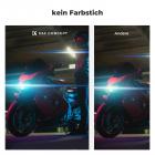 Blaue Streifenfilter, die außergewöhnliche Klarheit gewährleistet  für eine scharfe und klare Bildqualität ohne Farbstich aufrechterhält.