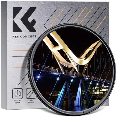 82mm Filtro Effetto Strisce Blu, Blue Streak Filtro Anamorfico in Vetro Ottico con Nano Rivestimento con 3pcs Panno di Pulizia, Serie Nano-Klear