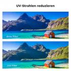 ohne Filter vs mit K&F Concept Explosionssicherer Armor UV Filter