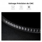 Filtre polarisant circulaire à diffusion noire 2 en 1 77 mm 1/4 et CPL avec 18 revêtements multicouches Série Nano-Klear