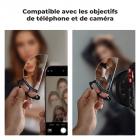 Filtre kaléidoscope portable 100 mm, filtre à effets spéciaux semi-circulaire avec 3 chiffons de nettoyage sous vide série Nano-B