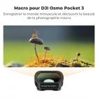 Filtre Macro Magnétique pour DJI Osmo Pocket 3 , Verre Optique AGC HD, Cadre en Alliage Magnétique, Revêtement 28 Couches