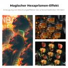 K&F Concept Zentraler Sechseckiger Filter 82mm, Kaleidoskop Prismenfilter Optisches Glas, Zentraler Hexagonaler Effektfilter Spezialeffekt Kameraobjektivfilter, Nano-Basic Serie