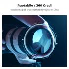 82mm Filtro a Prisma Pentaprisma Centrale, Filtro a Prisma ad Effetto Speciale in Vetro Ottico con 3 Panni di Pulizia,Serie Nano-Basic