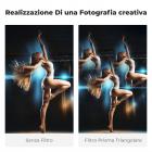 77mm Filtro a prisma triangolare caleidoscopio, Filtro Effetto Immagine Split in Tre Parti in Vetro Ottico con 3 Panni di Pulizia,Serie Nano-Bacis