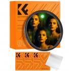 K&F Concept 58mm Kaleidoskop Trekantet Prismefilter Optisk glass Triangulære Filter Spesialeffekt Kameraobjektivfilter Nano-Basic Serien