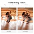 77 mm enkelt bevegelsesuskarphet spesialeffektfilter retningsbestemt bevegelsesuskarphet optisk glass for kameralinse Nano-B-serien