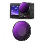 K&F Concept Filtro ND32 (5 Stop) per DJI Osmo Action 5 Pro/Osmo Action 4, Filtro a Densità Neutra con 28 Strati Multistrato, Vetro Ottico/Telaio in Lega di Alluminio