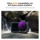K&F Concept Filtro Densità Neutra ND32 per DJI OSMO Action 5 Pro/Action 4/3, con Filtro ND32 con 28 Strati di Nano Rivestimento, Fotocamera di Azione Accessori