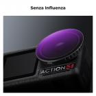 K&F Concept Filtro Densità Neutra ND32 per DJI OSMO Action 5 Pro/Action 4/3, con Filtro ND32 con 28 Strati di Nano Rivestimento, Fotocamera di Azione Accessori