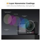 K&F Concept Push-in Black Diffusion 1/4 Filter for DJI Osmo Action 5 Pro, Creative Mist Cinematic Effect Filter for DJI Osmo Action 4 Action 3, Multi-Coated/Optical Glass/Aluminium Legeringsramme