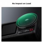 K&F Concept Push-in Black Diffusion 1/4 Filter for DJI Osmo Action 5 Pro, Creative Mist Cinematic Effect Filter for DJI Osmo Action 4 Action 3, Multi-Coated/Optical Glass/Aluminium Legeringsramme