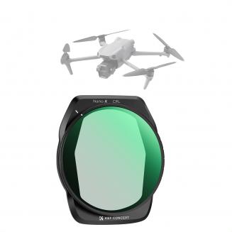 K&F Concept CPL Filter Compatibel met Dji Air 3s, Polarisatiefilters Voor Drone Lenzen Voor Air 3S, Lichtgewicht Multi-Coated Top Optisch Glasfilter Drone Cameralensaccessoires