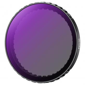 Filtre d'objectif K&F Concept Push in Fit ND16 (4 arrêts) pour DJI Osmo Action 5 Pro/Osmo Action 4/Osmo Action 3, filtre de réduction de lumière à densité neutre multicouche 28, cadre en verre optique/alliage d'aluminium