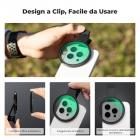 67mm Kit Filtro per obiettivo della Fotocamera del Telefono con Clip Filtro Black Mist 1/4, Applicabile a Tutti i Modelli di Telefono Cellulare