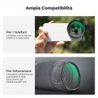 67mm Kit Filtro obiettivo per Fotocamera per Telefono 2 in 1 con Clip  CPL&Black Mist 1/4, Applicabile a Tutti i Modelli di Telefono Cellulare