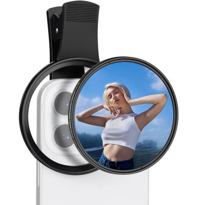 67mm Kit Filtro per obiettivo della Fotocamera del Telefono con Clip Filtro ND2-32, Applicabile a Tutti i Modelli di Telefono Cellulare