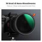 72mm Filtro 3 in 1 CPL & Black Mist 1/4 & Variabile ND2-32 (1-5 Stop) Filtro in Vetro Ottico con 18 Strati Nano Rivestimento - Serie Nano-Klear