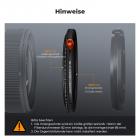 3 in 1 Filter erfordern einen Objektivdeckel, der eine Nummer größer ist.