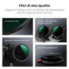 52mm Filtro 3 in 1 CPL & Black Mist 1/4 & Variabile ND2-32 (5 Stop) Filtro in Vetro Ottico con 28 Strati Nano Rivestimento - Serie Nano-Xcel