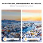 Filtre PL pour DJI Flip, filtre polarisant antireflet, verre optique HD de qualité supérieure avec filtre multicouche, réduit les reflets et l'éblouissement