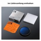 K&F Concept 49mm ND2-400 & Black Mist 1/4 Filter, 2 in 1 Black Mist 1/4 & Variabler ND2-ND400 (1-9 Blendenstufen) mit 18 Mehrfachbeschichtungen Nano-Klear Serie