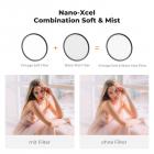 K&F Concept Filter 77mm Combination Soft & Mist 1/4 Optisches Glas mit Multi-Nano-Beschichtung (Nano-Xcel)