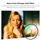K&F Concept Filter 49mm Vintage Soft 1/4 Optisches Glas mit Multi-Nano-Beschichtung (Nano-Xcel)