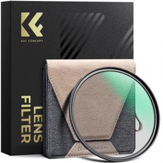 K&F Concept Filter 82mm Black Mist 1/4 & Ultra-niedrige Reflexion, Optisches Glas mit Multi-Nano-Beschichtung (Nano-Xcel Pro)