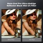 K&F Concept Filter 77mm Black Mist 1/4 & Ultra-niedrige Reflexion, Optisches Glas mit Multi-Nano-Beschichtung (Nano-Xcel Pro)