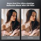 K&F Concept Filter 77mm Black Mist 1/8 & Ultra-niedrige Reflexion, Optisches Glas mit Multi-Nano-Beschichtung (Nano-Xcel Pro)