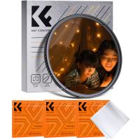 K&F Concept 67mm 4-Punkt-Feinlinien-Sterneffektfilter, Cine & Dreamlike Spezialfilter, 18-lagig beschichtetes optisches Glas mit 3 Staubsaugertüchern – Nano-Klear-Serie