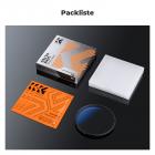 K&F Concept 77mm 4-Punkt-Feinlinien-Sterneffektfilter, Cine & Dreamlike Spezialfilter, 18-lagig beschichtetes optisches Glas mit 3 Staubsaugertüchern – Nano-Klear-Serie