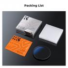 55 mm 4-punkts finlinjestjerneeffektfilter, Cine & Dreamlike spesialfilter, 18-lags belagt optisk glass med 3 støvsugerkluter – Nano-Klear-serien