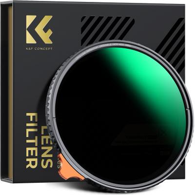 67 mm variabelt ND-objektivfilter med ultralav refleksjon, ND2-400 (1-9 stopp) HD justerbart nøytralt tetthetsfilter med 28 flerlagsbelegg for kameraobjektiver – Nano-X-serien