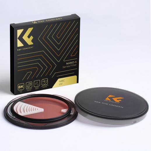 XU05 82mm UV Filter 28-Layer Multi Coated Nanotech Coatings - K&F