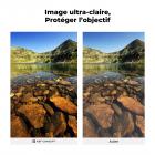 Filtre CPL 82mm Filtre Polarisant Circulaire avec Bouchon et Chiffon de Nettoyage, 28 Couches de Nano-revêtement - Série Nano-Xcel