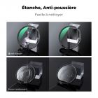 Filtre CPL 82mm Filtre Polarisant Circulaire avec Bouchon et Chiffon de Nettoyage, 28 Couches de Nano-revêtement - Série Nano-Xcel